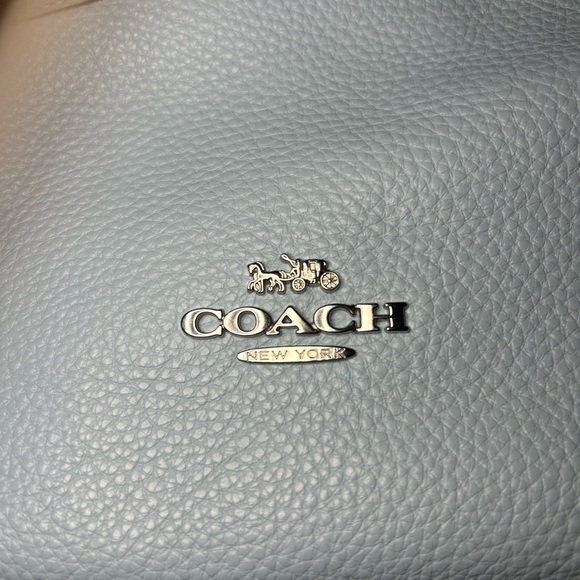 Coach Blue Leather Women's Bag - Picture 5 of 5